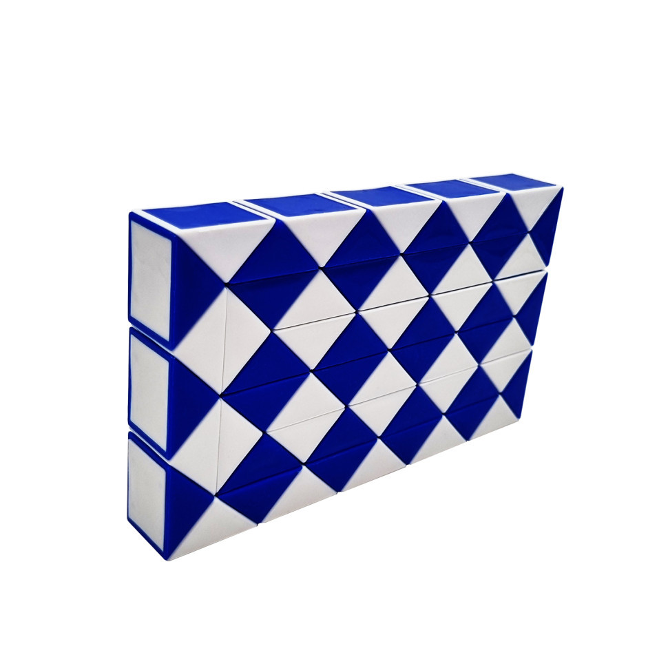 Гра-головоломка кубик Рубіка Змійка Bambi MC9-8, 60 частин (Синій), Toyman