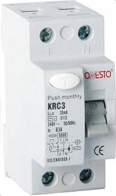 Дифреле ONESTO 1п+N 32А RCD 30mA, тип AC (KRC3)