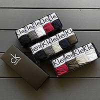 Подарочный комплект трусов Calvin Klein, мужские трусы Кельвин Кляйн в коробке на 3-5 штук, набор трусов Модал 3, M
