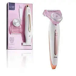 Електробритва жіноча для сухого гоління водонепроникна White/Pink DSP 70136
