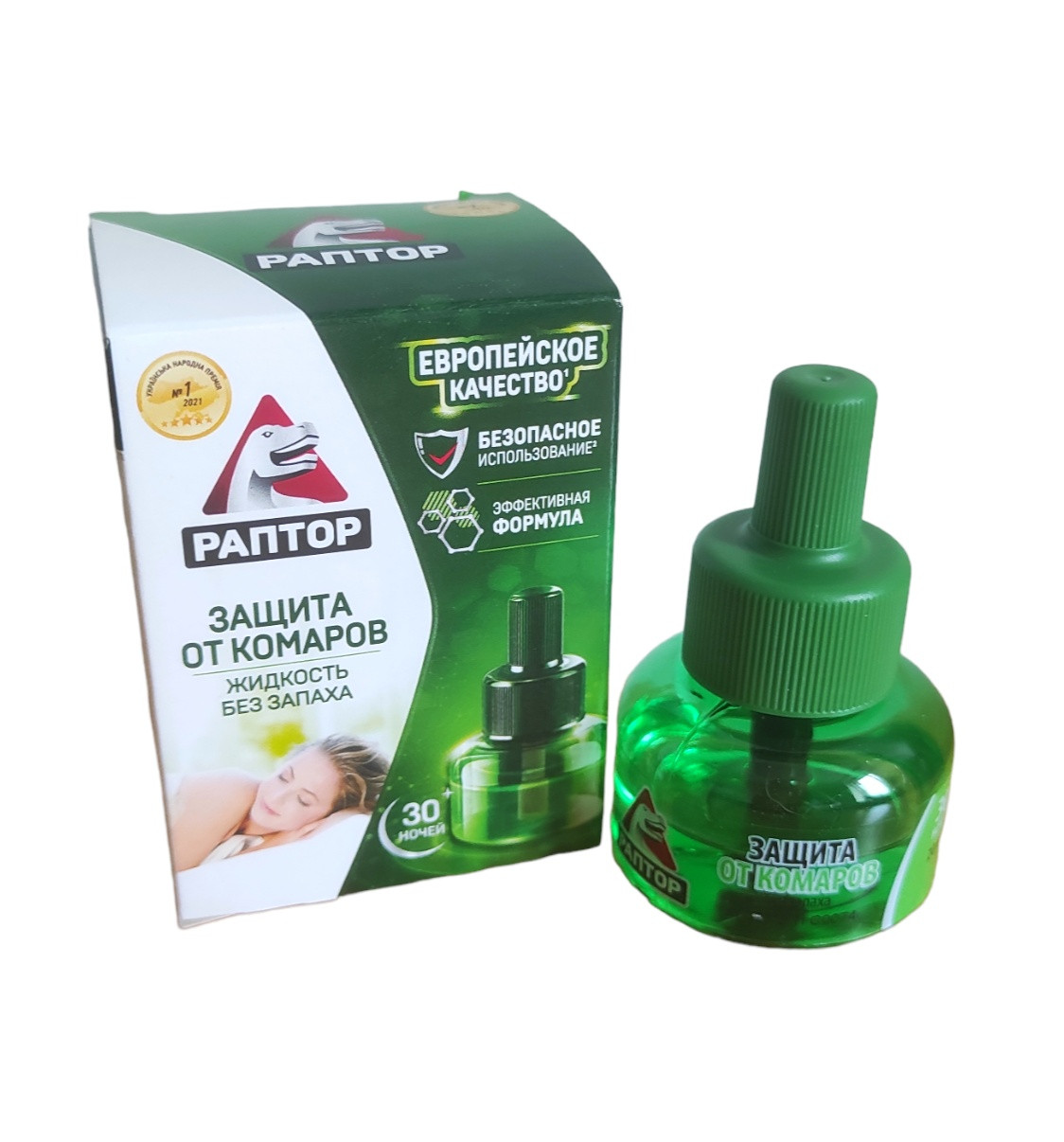 Рідина РАПТОР від комарів, 30 ночей 30мл