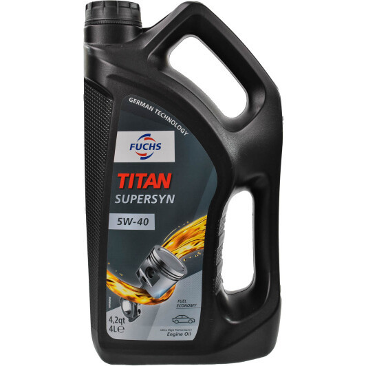Купить Fuchs Titan Supersyn 5W-40 4л (602003218) Синтетическое моторное ...