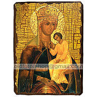 Икона Избавление от бед страждущих Пресвятой Богородицы ,икона на дереве 210х280 мм
