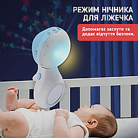 Дитячий мобіль для немовлят на ліжечко з проектором A1 Блакитний, фото 8
