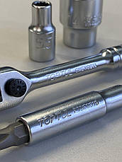 Магнітний бітотримач TOPTUL 1/4" L 100 мм (сп. з CHEV0811) FTDF0810, фото 4