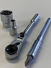 Магнітний бітотримач TOPTUL 1/4" L 100 мм (сп. з CHEV0811) FTDF0810, фото 5