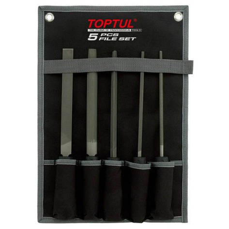 Набір напилоків у чохлі TOPTUL 5 од. GPAQ0503, фото 1