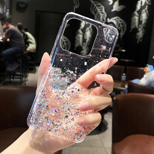 Блестящий чехол с серебряной фольгой Xiaomi Redmi 12C