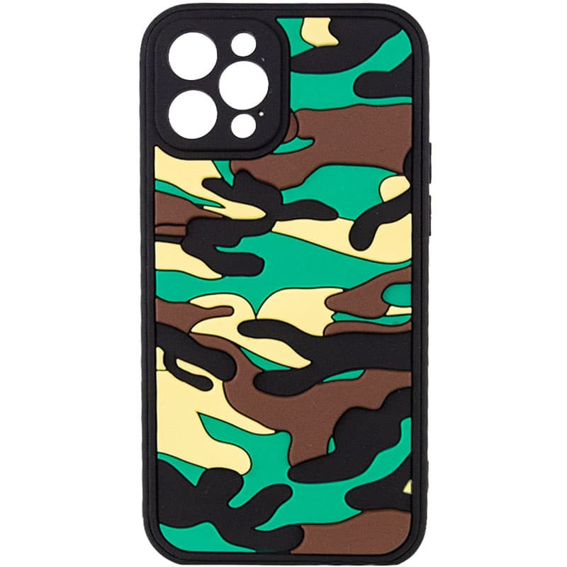 Чохол TPU+PC Army Collection для Apple iPhone 12 Pro Max (6.7") Зелений, фото 1