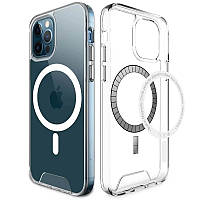 Прозрачный чехол Space Case with MagSafe для Apple iPhone 12 Pro Max (6.7") | TPU+PC накладка с магнитным