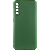 Чехол Silicone Cover Lakshmi Full Camera (A) для Samsung Galaxy A50 (A505F) / A50s / A30s | Микрофибра Зеленый