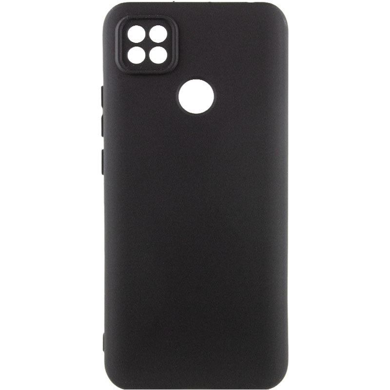 Чохол Silicone Cover Lakshmi Full Camera (AA) для Xiaomi Redmi 9C | Мікрофібра Чорний / Black, фото 1