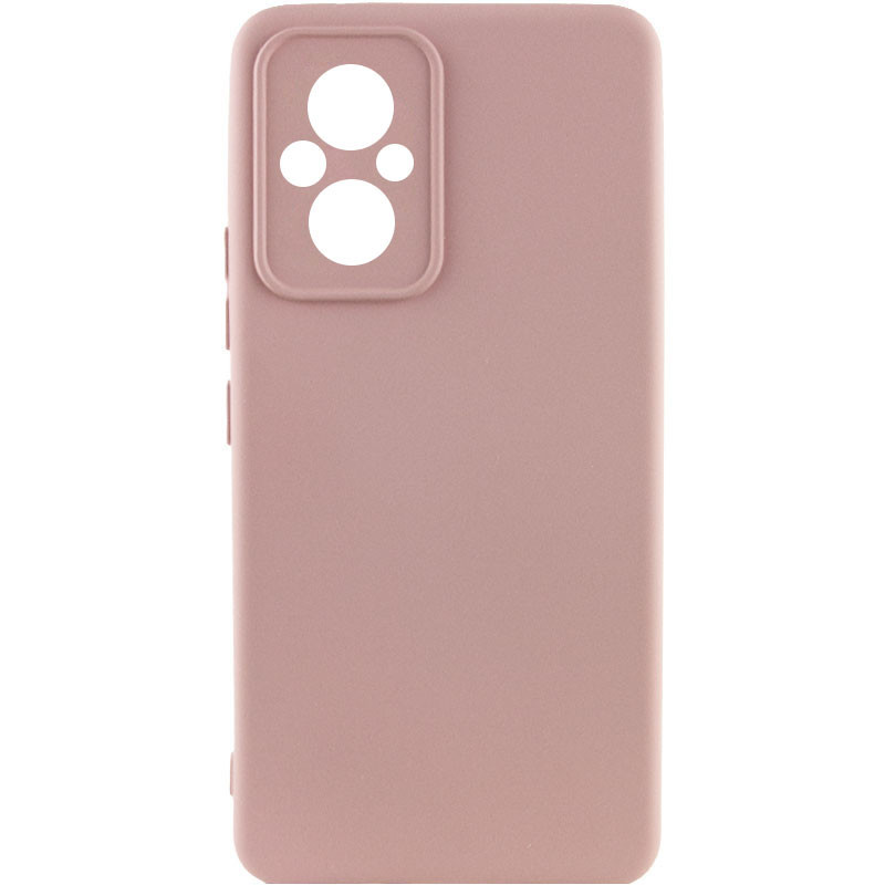 Чохол Silicone Cover Lakshmi Full Camera (AA) для Xiaomi Poco M5 | Мікрофібра Рожевий / Pink Sand, фото 1