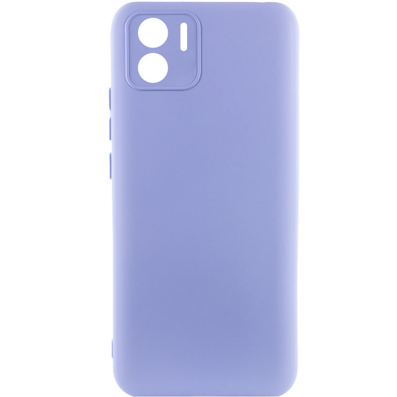 Чохол Silicone Cover Lakshmi Full Camera (AA) для Xiaomi Redmi A1 / A2 | Мікрофібра Бузковий / Dasheen, фото 1
