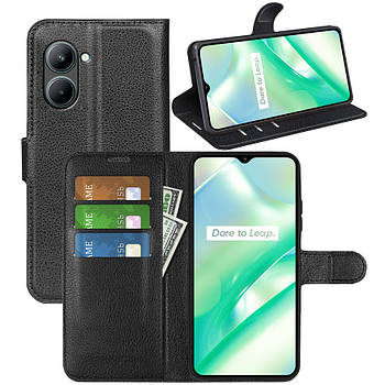 Чохол-книжка Litchie Wallet для Realme C33 Black