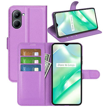 Чохол-книжка Litchie Wallet для Realme C33 Violet