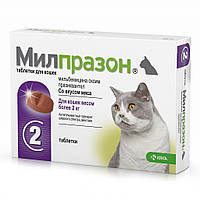 Милпразон для кошек более 2 кг, 1 таблетка