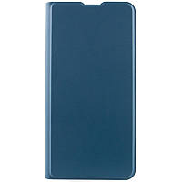 Кожаный чехол книжка GETMAN Elegant (PU) для TECNO Spark 9 Pro (KH7n) Синий