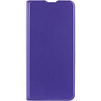 Кожаный чехол книжка GETMAN Elegant (PU) для TECNO Camon 19 Pro Фиолетовый