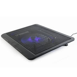 Охолоджувальна підставка для ноутбука з підсвіткою GEMBIRD NBS-1F15-04 Чорний
