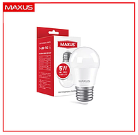 LED лампа MAXUS G45 5W 4100K 220V E27 (1-LED-742)