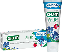 Зубна паста-гель GUM Junior Strawberry 50 мл (6+)