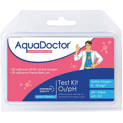 AquaDoctor Тестер AquaDoctor Test Kit O2/pH, фото 2