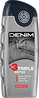 Гель для душа DENIM Black tripleDetox 400 мл