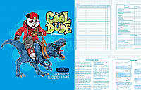 Дневник Мандарин УКР B5 21254 "Cool Dude", 165х208мм 40листов 60г/м2, блок одноцветный уп10