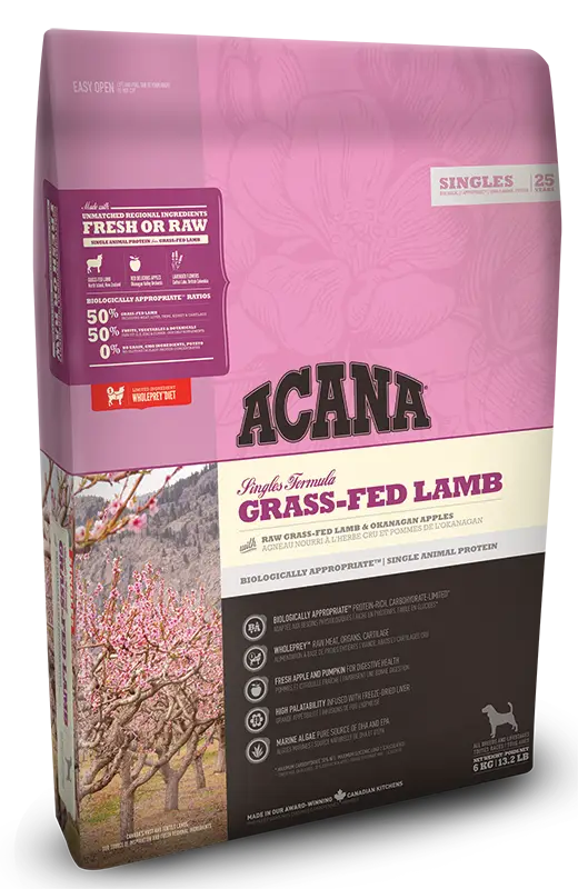 Acana Grass-Fed Lamb (Акана Грес-Фед Ламб) сухий корм для собак усіх порід