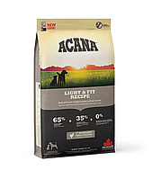 Acana Light & Fit Recipe (Акана Лайт энд Фит Ресипе) сухой корм для взрослых собак с избыточным весом 11.4 кг
