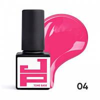 База кольорова каучукова Jerden Proff Tone Base 04 яскраво-червоний 5 мл