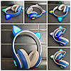 Бездротові навушники дитячі з вушками STN 28 blue, фото 7