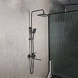 Душова система Frap F2471-9, вилив - перемикач на лійку, 3-функції, фото 2