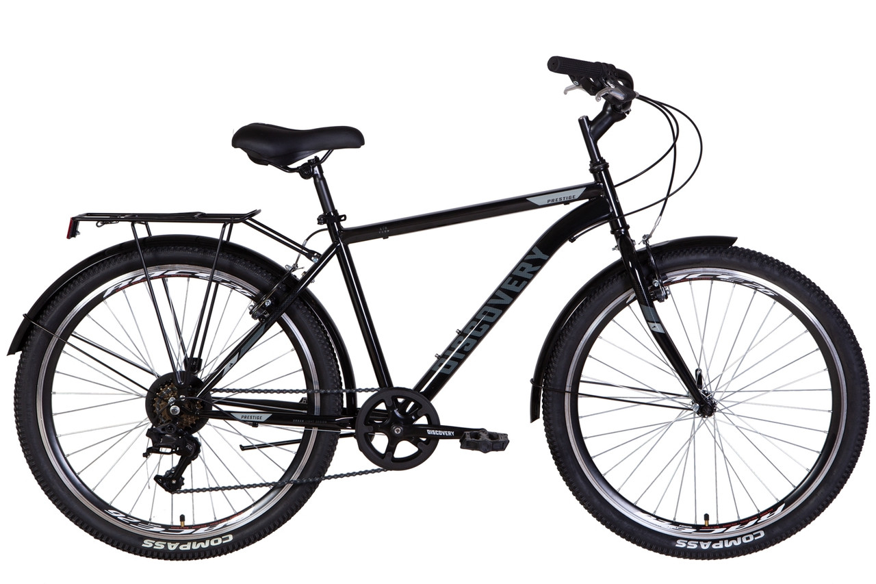 Велосипед 26" Discovery PRESTIGE MAN 2022 Розмір  18"  чорний