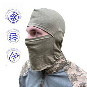 Легкая балаклава олива (LE1945)