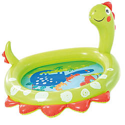 Дитячий надувний басейн Intex 58437 Динозавр з розбризкувачем 68 літрів, 119 х 109 х 66 см