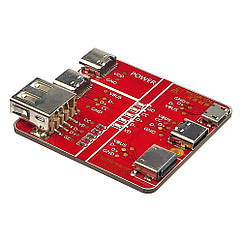 DR Тестова плата Mega-Idea для перевірки USB кабелів Lightning/Type-C/Micro