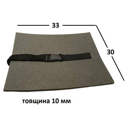 Туристична сидіння (пінопопа) 33х30 Grey 15 мм (SK0005), фото 3