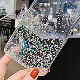 Блискучий чохол з срібною фольгою Xiaomi Redmi 12C, фото 4