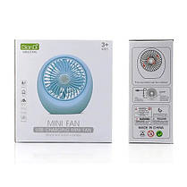 Вентилятор портативний настільний DianDi Mini fan USB, фото 5