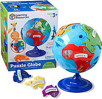 Уценка Puzzle Globe - 14 штук, дошкольные обучающие игрушки для мальчиков и девочек от 3 лет, Глобус