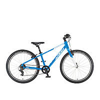 Велосипед KTM WILD CROSS 24" рама 35, синій (білий), 2022