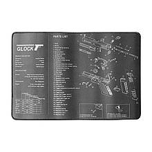 Килимок для чищення короткоствольної зброї із зображенням Glock, Recoil