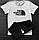 Стильний комплект футболки та шорти The North Face logo, фото 4
