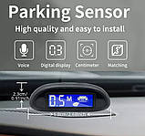 Парктронік Assistant Parking з РК дисплеєм 4 датчики 22 мм сірий ( темно-сірий) Gray, фото 6