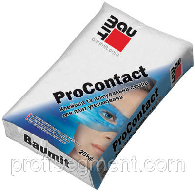 Професійна клей-шпаклівна суміш для теплоізоляції Baumit ProContact 25 кг