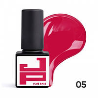 База кольорова каучукова Jerden Proff Tone Base 05 малиновий 5 мл