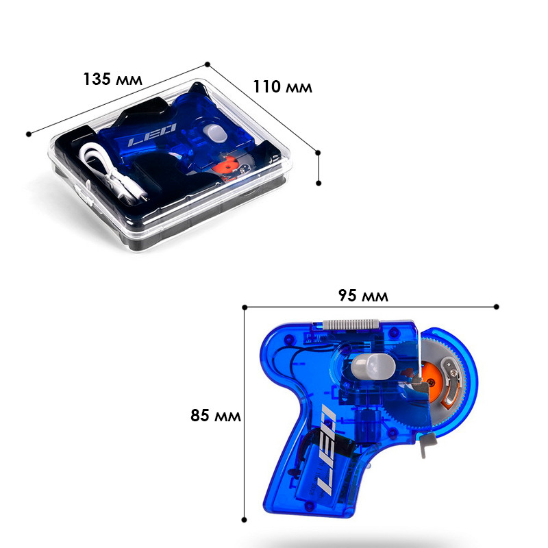 Устройство автоматическое для привязывания рыболовных крючков LEO 28083 Синий с АКБ DR-11 - фото 7 - id-p1878996777