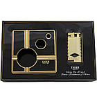 Стильний подарунковий набір попільничка з запальничкою Tiger PP19219, фото 2